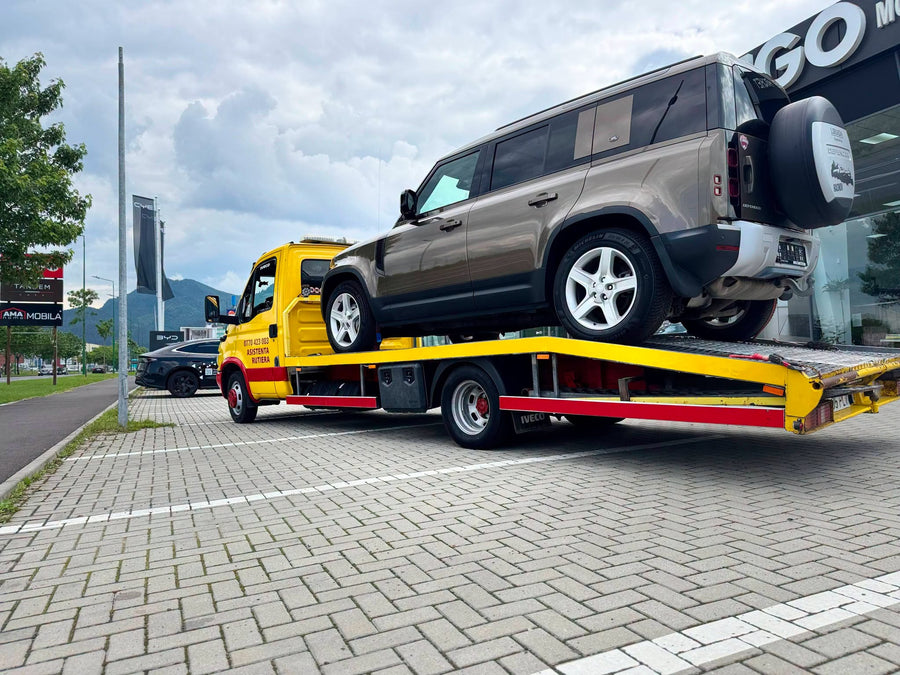 Tractare vehicul greu